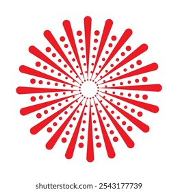 Retro Sunburst icon set, Vintage sunburst Fireworks design isolated icon. radial Sunburst element. vector illustration.