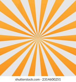 Retro sunburst red rays background, vector illustration