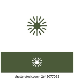 Retro Sunburst Shape and vintage sunburst explosion outline style. Vector illustration