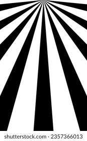 Retro sunburst vector background. Grunge design element. Black and white backdrop.