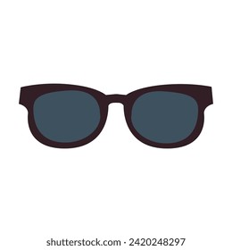 Retro Sunglasses Icon Vector Illustration