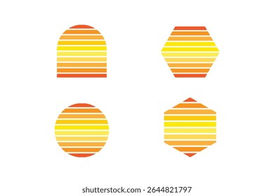 retro sunset bundle Vector Design