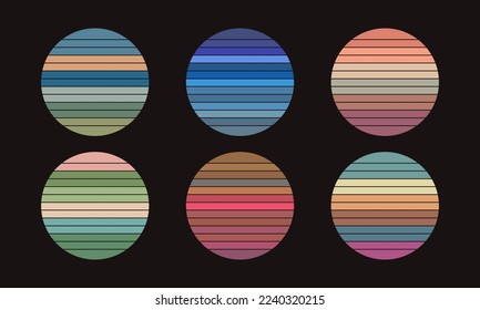 retro sunset design of graphic design