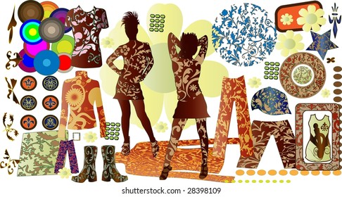 Retro swerve design elements