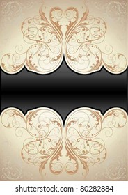 Retro swirl background