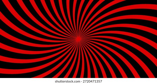 Retro Swirl Background - Hypnotic reed and orange Twirl