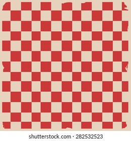 Retro tablecloth texture, vector illustration