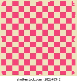 Retro tablecloth texture, vector illustration