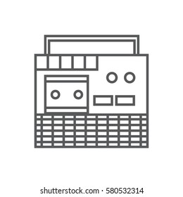 retro tape recorder icon