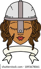 Estilo de tatuagem retrô personagem lutador humano com faixa de rolagem