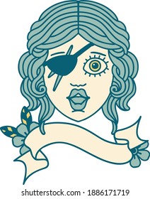 Retro Tattoo Style human rogue character face