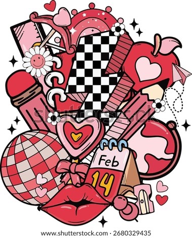 Retro Teacher Stuff Teacher Valentine