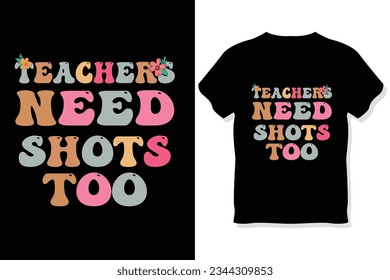 retro Teacher sublimation t shirt design, groovy teacher t shirt design
