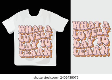 retro teacher  t shirt design