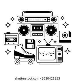 Retro Tech Icons of the 80s and 90s