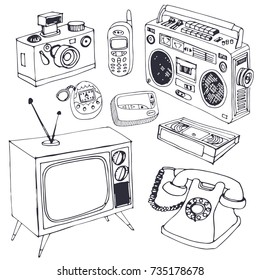  Retro Technic Collection (vector)
