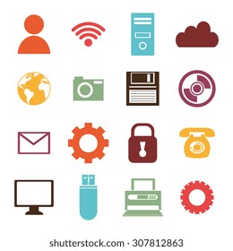 Retro technology design, vector illustration eps 10.