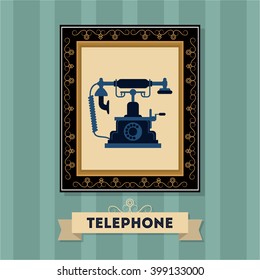 Retro technology design, Vector illustration