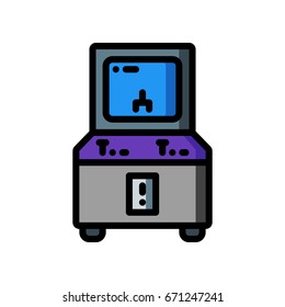 Retro Technology icons - Arcade machine (Ultra Color Style)