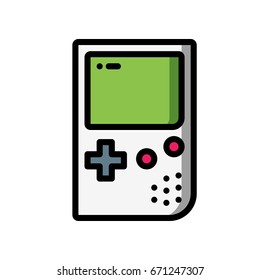 Retro Technology icons - Handheld games console (Ultra Color Style)