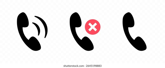 Retro telephone handset vector design