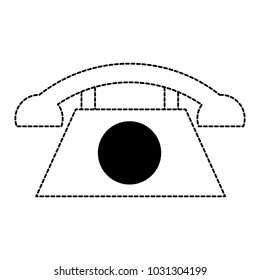 retro telephone icon