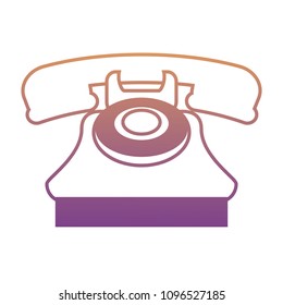 retro telephone icon