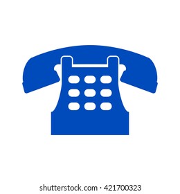 Retro telephone icon