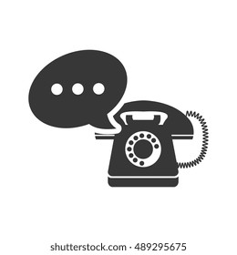 retro telephone icon
