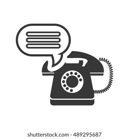 retro telephone icon