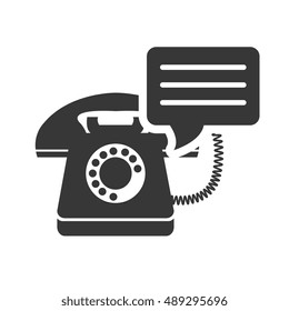 retro telephone icon