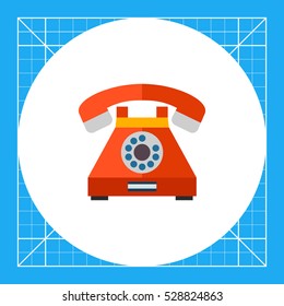 Retro telephone icon