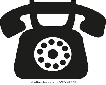 Retro Telephone icon