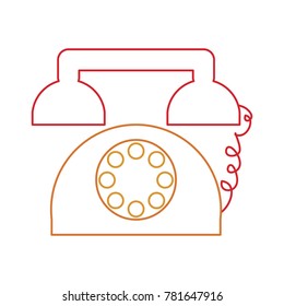 retro telephone icon