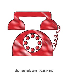 retro telephone icon