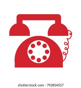 retro telephone icon