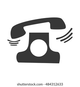 retro telephone ringing