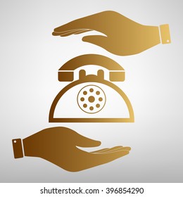 Retro telephone sign