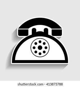 Retro telephone sign