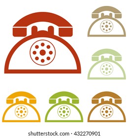 Retro telephone sign