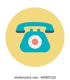 Retro Telephone Vector Icon