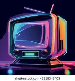 Televisión retro de los años 80