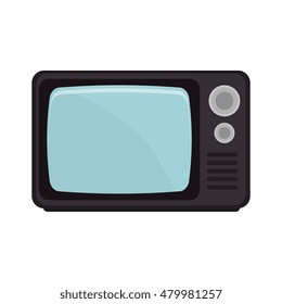 retro television with buttosn
