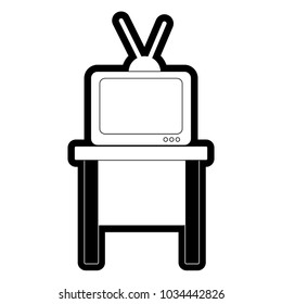 retro television icon