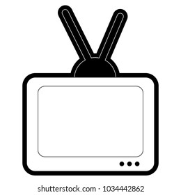 retro television icon
