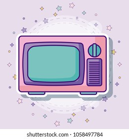 retro television icon