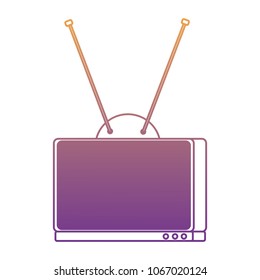 retro television icon