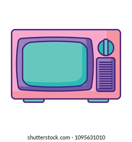 retro television icon