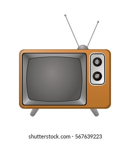 retro television icon