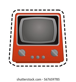 retro television icon